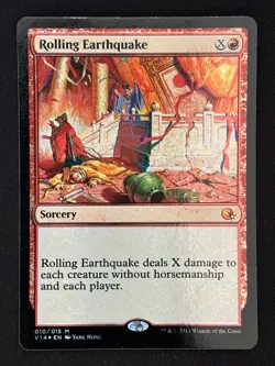 1x MTG Rolling Earthquake (Foil) - From the Vault: Annihilation (V14) #10 - Image 1
