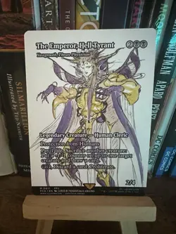 Magic The Gathering The Emperor, Hell Tyrant Final Fantasy Showcase Mythic - Image 1