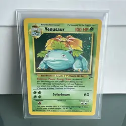 Pokemon TCG Venusaur 18/130 Base Set 2 Holo WOTC Vintage English - Image 1
