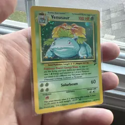 Pokemon TCG Venusaur 18/130 Base Set 2 Holo WOTC Vintage English - Image 3