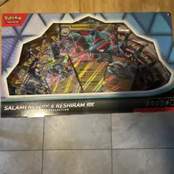 Pokemon TCG Salamence ex & Reshiram ex Premium Collection Box Shipping Oct 10 - Image 1