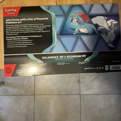 Pokemon TCG Salamence ex & Reshiram ex Premium Collection Box Shipping Oct 10 - Image 2