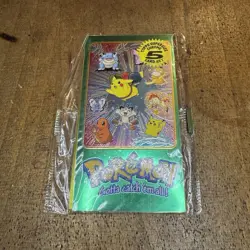 CARTE Pokemon Topps Chrome Supersize Jumbo TV Edition LOT DE 5 SEALED NEW - Image 1