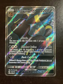 Umbreon GX 142/149 LP Pokemon TCG SM Base Set Full Art LP - Image 1
