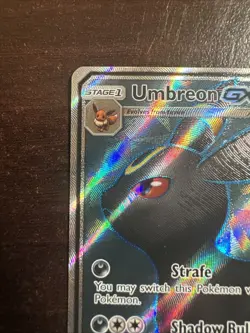 Umbreon GX 142/149 LP Pokemon TCG SM Base Set Full Art LP - Image 2