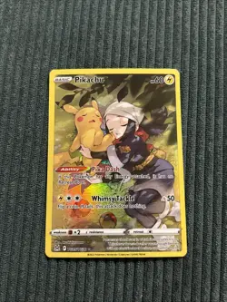 Pokemon TCG Pikachu TG05/TG30 Holo Rare Lost Origin Trainer Gallery - Image 1