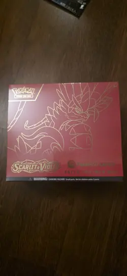 Pokemon Center ETB Elite Trainer Box Scarlet and Violet Koraidon Factory Sealed - Image 1