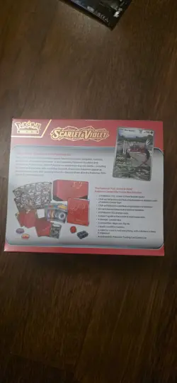 Pokemon Center ETB Elite Trainer Box Scarlet and Violet Koraidon Factory Sealed - Image 3