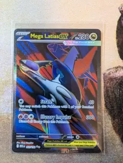 Pokemon mega latias ex 163/132 Illustration Rare Holo Mega Evolution - Image 1