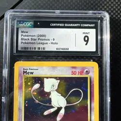 MEW - BLACK STAR PROMO - 9 - HOLO - POKEMON LEAGUE - CGC MINT 9 - Image 3