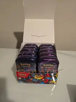 Pokemon TCG: Mega Evolution Heroes Mini Tins - Lot of 10x Sealed - Image 1