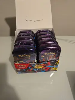 Pokemon TCG: Mega Evolution Heroes Mini Tins - Lot of 10x Sealed - Image 2