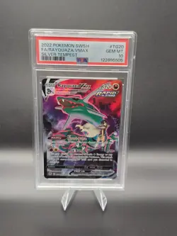 RAYQUAZA VMAX 2022 POKEMON SILVER TEMPEST TRAINER RARE TG20/TG30 PSA 10 - Image 1