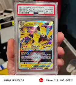 *Low Pop* Zeraora VSTAR 2022 Pokemon Battle Box Promo SWSH265 PSA 10 Gem Mint - Image 1