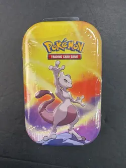 Pokemon Kanto Power Mini Tin Mewtwo Artwork H24 Sealed New RARE - Image 1