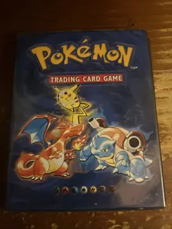 Pokemon Vintage Binder With Holographic Promos - Image 1
