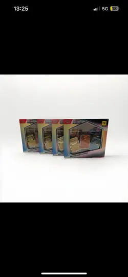 Pokemon TCG Prismatic Evolutions Poster Collection Box Sealed x4 (Lot of 4) - Image 1