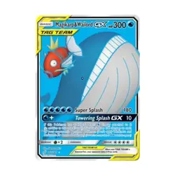 Pokemon SM - Team Up Magikarp & Wailord GX (Full Art) (UR) #160 (Holo) NM - Image 1