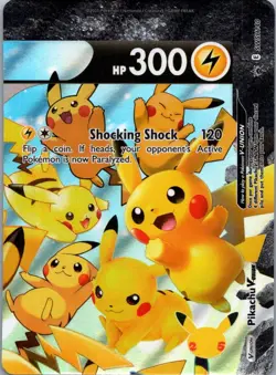 Pokemon TCG Pikachu V-UNION SWSH140 SWSH Black Star Promos NM - Image 1