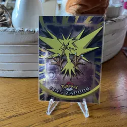 Pokemon Topps Series 3 Zapdos #145 Blue Label Holo - Image 1