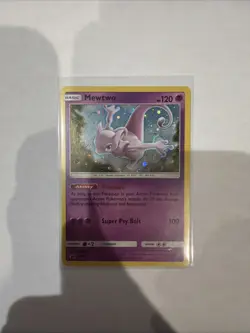 Pokemon TCG - Mewtwo SM77 Holo Lightly Played - Image 1