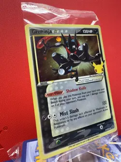 Pokemon Greninja Gold Star SEALED SWSH144 Holo Celebrations NM #403 - Image 2