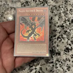 Yugioh x1 Malefic Red-Eyes B. Dragon YMP1-EN001 Lim Ed Secret NM - Image 3