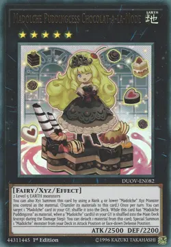 Yugioh! LP Madolche Puddingcess Chocolat-a-la-Mode - DUOV-EN082 - Ultra Rare - 1 - Image 1