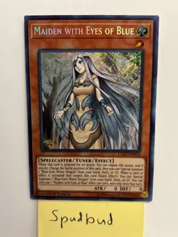 Maiden With Eyes Of Blue Secret Rare LCKC-EN012 (MP 1st Edition) Yu-Gi-Oh! - Image 1