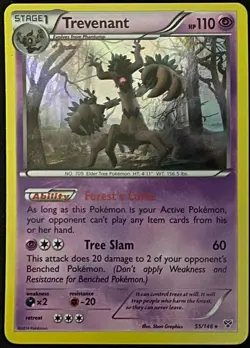 Trevenant 55/146 XY Base Set | Holo | NM/M | Pokemon Trading Card TCG - Image 1