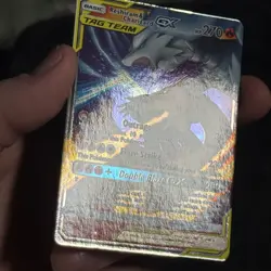 Pokemon TCG Reshiram Charizard GX Tag Team Card 20/214 Unbroken Bonds - Image 4
