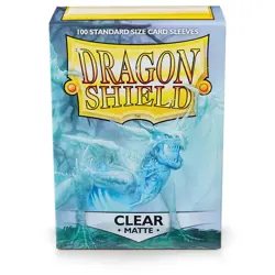 Dragon Shield Clear Matte 100x Standard Size Card Sleeves (AT-11001) - Image 2
