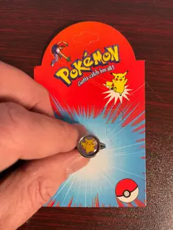 RARE POKEMON VINTAGE PIKACHU RING (JEWELRY,CARDS) 1999 STARLINE -NEVER USED - Image 1