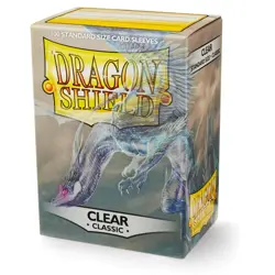 Dragon Shield Clear Classic 100x Standard Size Card Sleeves (AT-10001) - Image 1