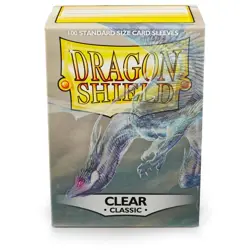 Dragon Shield Clear Classic 100x Standard Size Card Sleeves (AT-10001) - Image 2