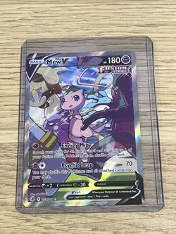 ✅ 🇦🇺 Mew V 251/264 Alt Art Fusion Strike MP Pokemon Card TCG - Image 1