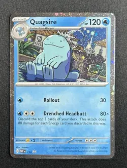 Pokemon TCG Quagsire 156 Sv: Scarlet & Violet Promo Cards Holo - Image 1