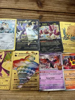 POKEMON Lot Modern Cards Full Art Illustration Gold Black OKAY CONDITION - Image 3