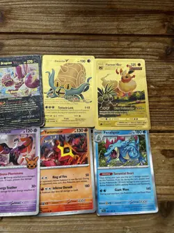 POKEMON Lot Modern Cards Full Art Illustration Gold Black OKAY CONDITION - Image 4