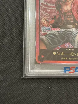 PSA 10 Lecafig Monkey D Luffy ST01 001 Gold ver Weekly Jump ONE PIECE Card Game - Image 5