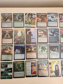 MTG Mavel Spider-Man Foil Lot 70 Cards (LP) Common, Rare, Mythic - Image 2