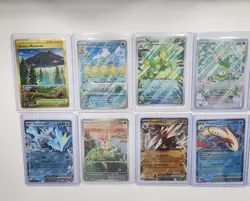 pokemon cards lot of 14 full art rares and ex's. Gengar Victini Lucario - Image 2