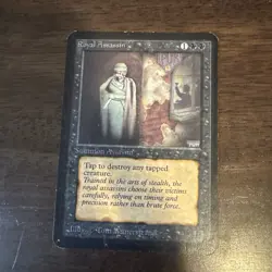 Royal Assassin ALPHA Black Rare MAGIC MTG CARD Vintage 1994 - Image 1