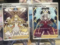 Pokemon Lillie Anima Waifu Doujin ACG DIY Trainer Full Art Card Holo Set - Image 1