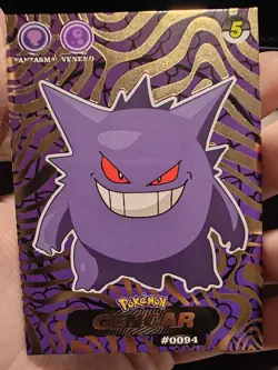 Shadow Gengar #94 - Gold Holo - Crystal Collection 2024 - Pokemon Card - Image 1