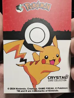 Shadow Gengar #94 - Gold Holo - Crystal Collection 2024 - Pokemon Card - Image 2