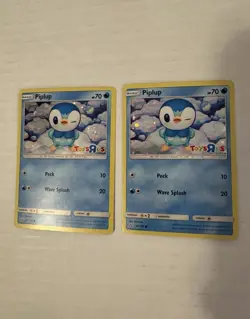 Pokemon TCG Piplup Toys R Us Promo 32/156 Promo Holo (2 Cards) - Image 1