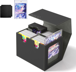 MTG Deck Box with Commander Display Trading Card Storage Box Fits 160+ Single Sl - Image 1