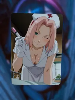 Sakura Haruno Naruto Anime Waifu Sexy Goddess Doujin Hentai Lewd Card - Image 1