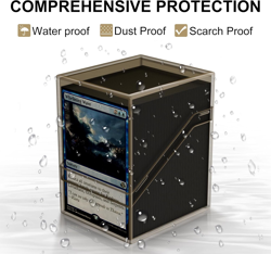 Card Deck Cases, 6 Pack Acrylic Commander Deck Box Holding 100+ Sleeved Cards wi - Image 5